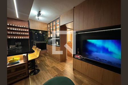 Sala/Cozinha de apartamento à venda com 2 quartos, 52m² em Alphaville Empresarial, Barueri