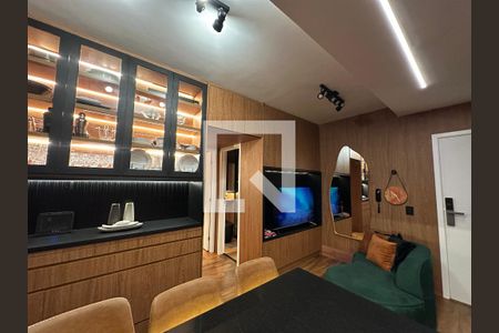 Sala/Cozinha de apartamento à venda com 2 quartos, 52m² em Alphaville Empresarial, Barueri