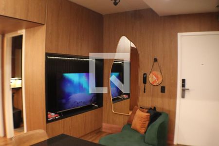 Sala/Cozinha de apartamento à venda com 2 quartos, 52m² em Alphaville Empresarial, Barueri