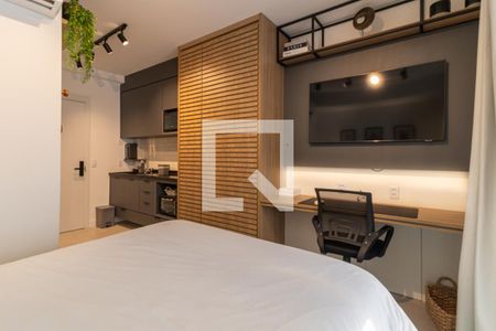 Quarto de kitnet/studio para alugar com 1 quarto, 25m² em Indianópolis, São Paulo