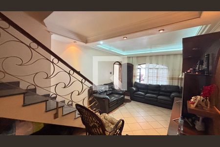 Sala de casa à venda com 3 quartos, 221m² em Jardim Ipanema, Santo André