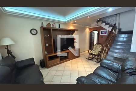 Sala de casa à venda com 3 quartos, 221m² em Jardim Ipanema, Santo André