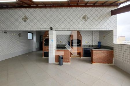 Área comum - Churrasqueira de apartamento para alugar com 2 quartos, 70m² em Vila Caiçara, Praia Grande