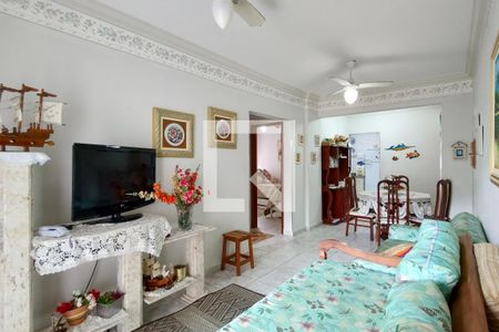 Sala de apartamento para alugar com 2 quartos, 70m² em Vila Caiçara, Praia Grande