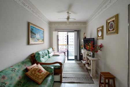 Sala de apartamento para alugar com 2 quartos, 70m² em Vila Caiçara, Praia Grande