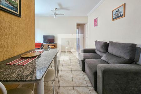 Sala de apartamento para alugar com 2 quartos, 96m² em Balneario Cidade Atlantica, Guarujá