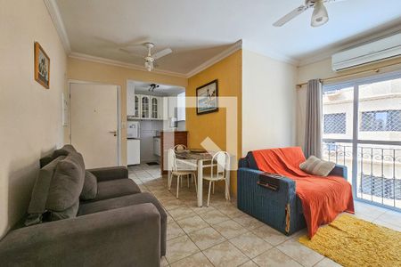 Sala de apartamento para alugar com 2 quartos, 96m² em Balneario Cidade Atlantica, Guarujá