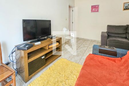 Sala de apartamento para alugar com 2 quartos, 96m² em Balneario Cidade Atlantica, Guarujá