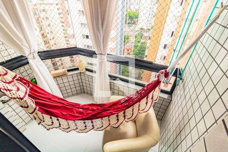 Varanda da Sala de apartamento à venda com 4 quartos, 197m² em Vila Guarani (zona Sul), São Paulo