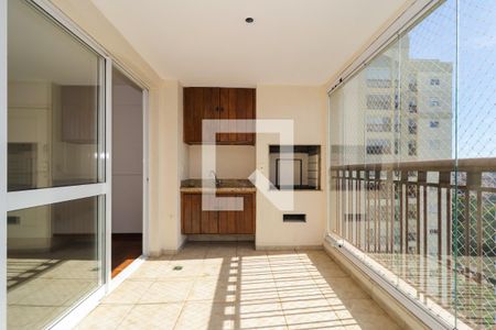 Varanda da Sala de apartamento à venda com 4 quartos, 130m² em Paraíso do Morumbi, São Paulo