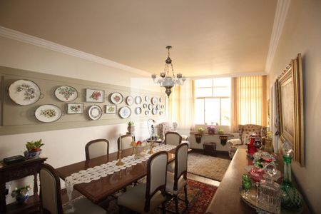 Sala de jantar  de apartamento à venda com 4 quartos, 220m² em Anchieta, Belo Horizonte