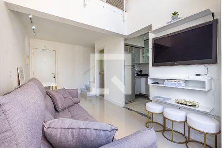 Sala/Cozinha de apartamento para alugar com 1 quarto, 45m² em Pinheiros, São Paulo