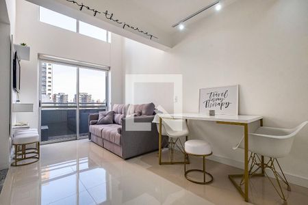 Sala/Cozinha de apartamento para alugar com 1 quarto, 45m² em Pinheiros, São Paulo