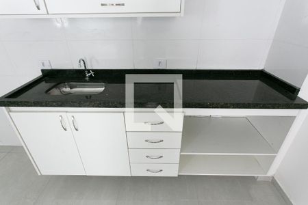 Cozinha de apartamento para alugar com 1 quarto, 24m² em Vila Carrão, São Paulo