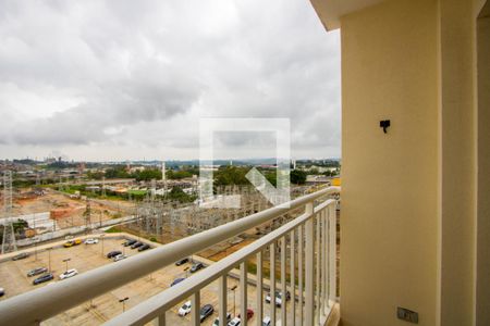 Varanda da sala de apartamento para alugar com 2 quartos, 47m² em Vila Homero Thon, Santo André