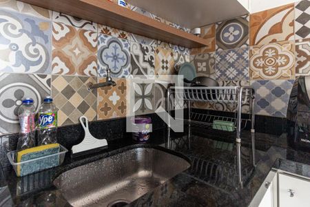 Cozinha de kitnet/studio à venda com 1 quarto, 23m² em Vila Buarque, São Paulo