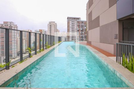 Área comum - Piscina de apartamento para alugar com 1 quarto, 41m² em Perdizes, São Paulo