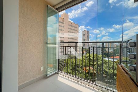 Varanda da Sala de apartamento para alugar com 1 quarto, 38m² em Vila Mariana, São Paulo