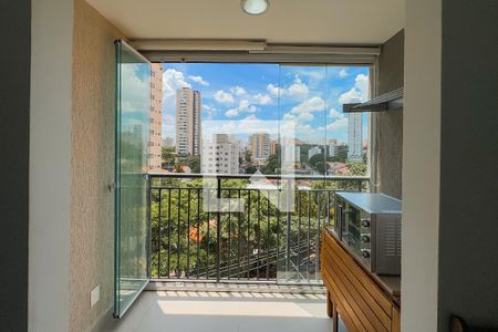 Varanda da Sala de apartamento para alugar com 1 quarto, 38m² em Vila Mariana, São Paulo