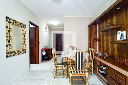 Sala de apartamento para alugar com 1 quarto, 74m² em Vila Tupi, Praia Grande