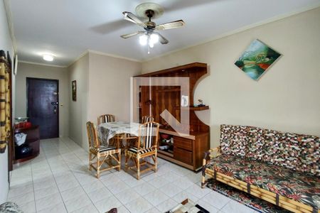 Sala de apartamento para alugar com 1 quarto, 74m² em Vila Tupi, Praia Grande