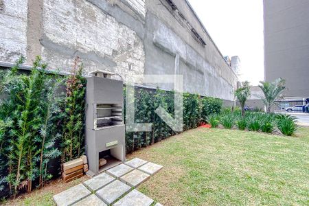 Área comum - Churrasqueira de kitnet/studio para alugar com 1 quarto, 27m² em Cambuci, São Paulo