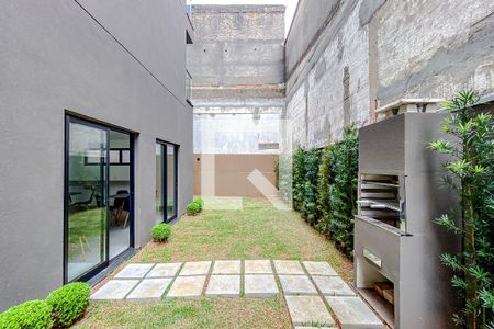 Área comum - Churrasqueira de kitnet/studio para alugar com 1 quarto, 27m² em Cambuci, São Paulo