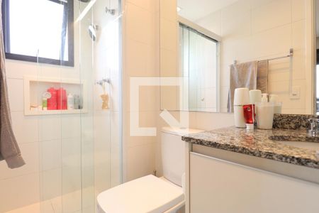 Banheiro da Suíte de apartamento à venda com 1 quarto, 61m² em Vila Leopoldina, São Paulo