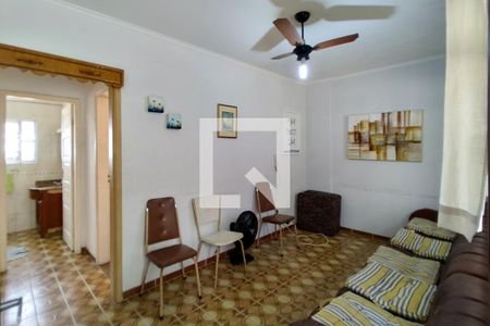 Sala de apartamento para alugar com 2 quartos, 64m² em Canto do Forte, Praia Grande