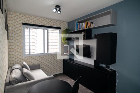 Sala de apartamento à venda com 1 quarto, 26m² em Bela Vista, São Paulo