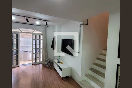Sala de casa de condomínio à venda com 4 quartos, 92m² em Taquara, Rio de Janeiro