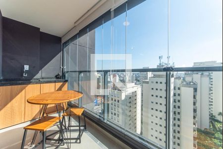 Varanda de apartamento para alugar com 1 quarto, 32m² em Campo Belo, São Paulo