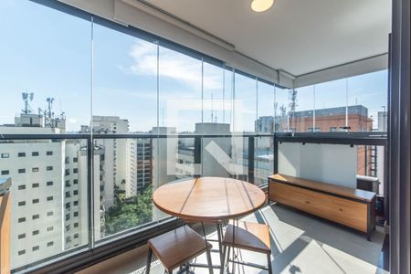Varanda de apartamento para alugar com 1 quarto, 32m² em Campo Belo, São Paulo
