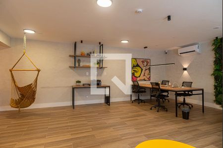 Área comum - Coworking de kitnet/studio para alugar com 1 quarto, 19m² em Bela Vista, São Paulo