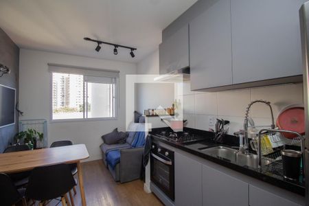 Sala/Cozinha de apartamento para alugar com 2 quartos, 32m² em Vila Anastácio, São Paulo