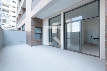 Varanda do Quarto de apartamento à venda com 1 quarto, 49m² em Jardim das Acacias, São Paulo