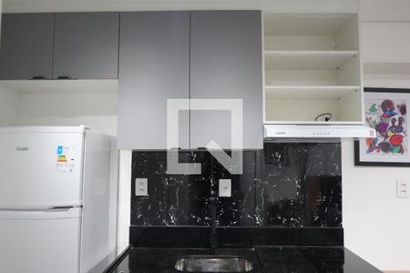 Cozinha de kitnet/studio para alugar com 1 quarto, 25m² em Vila Regente Feijó, São Paulo