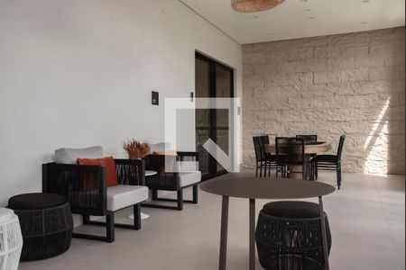 Área comum - Hall da Piscina de kitnet/studio à venda com 1 quarto, 26m² em Mirandópolis, São Paulo