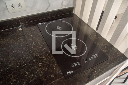 Cozinha de kitnet/studio à venda com 1 quarto, 26m² em Mirandópolis, São Paulo