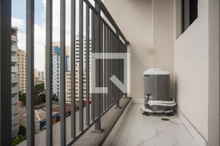 Varanda de kitnet/studio à venda com 1 quarto, 26m² em Mirandópolis, São Paulo