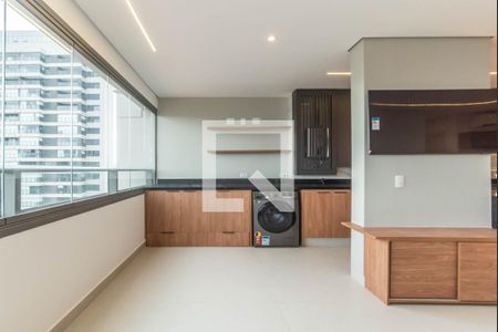 Sala de apartamento à venda com 2 quartos, 70m² em Brooklin, São Paulo