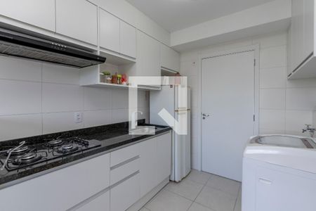 Sala/ Cozinha de apartamento para alugar com 1 quarto, 27m² em Jardim Mirante, São Paulo