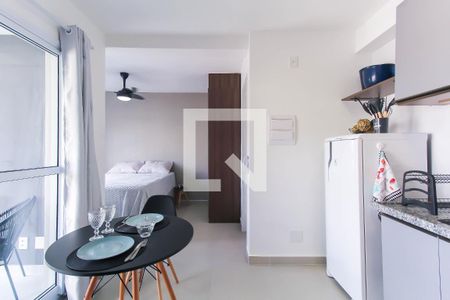 Sala/Cozinha de apartamento para alugar com 1 quarto, 31m² em Belenzinho, São Paulo
