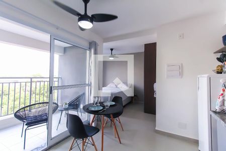 Sala/Cozinha de apartamento para alugar com 1 quarto, 31m² em Belenzinho, São Paulo