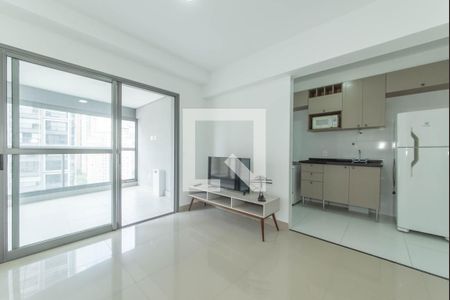 Sala de apartamento para alugar com 1 quarto, 50m² em Jardim das Acacias, São Paulo