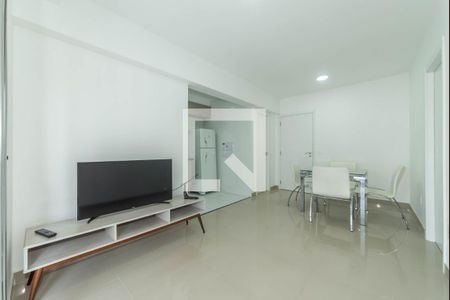 Sala de apartamento para alugar com 1 quarto, 50m² em Jardim das Acacias, São Paulo