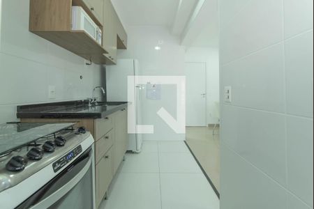 Cozinha de apartamento para alugar com 1 quarto, 50m² em Jardim das Acacias, São Paulo