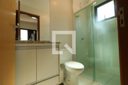 Banheiro da Suíte de apartamento para alugar com 1 quarto, 54m² em Jardim Nova Alianca Sul, Ribeirão Preto