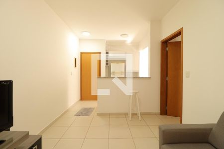 Sala de apartamento para alugar com 1 quarto, 54m² em Jardim Nova Alianca Sul, Ribeirão Preto