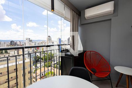 Varanda do Studio de kitnet/studio à venda com 1 quarto, 28m² em Consolação, São Paulo